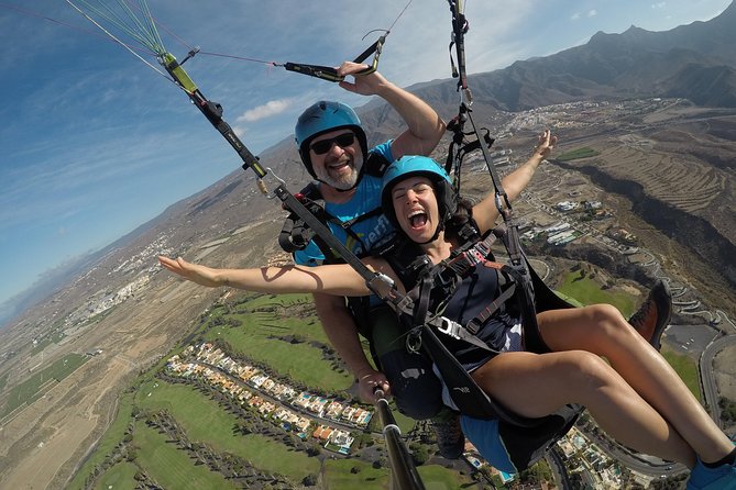 Paragliding Tandem Flight over Costa Adeje with FREE pick up!!! - Who will enjoy this flight most?