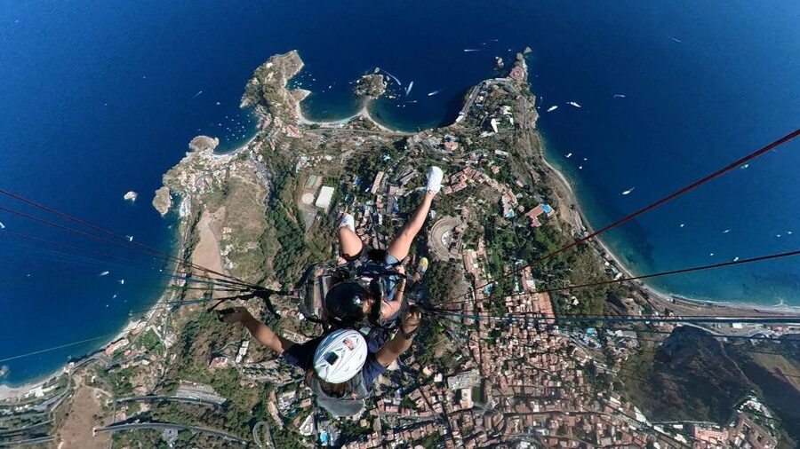 Paragliding Tandem Taormina + Video/Foto e GoPro + Acrobazia - Photos and GoPro video included