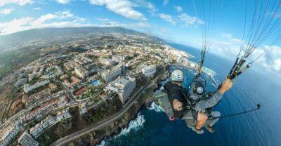 Paragliding Tenerife: Flight from Teide to Puerto de la Cruz