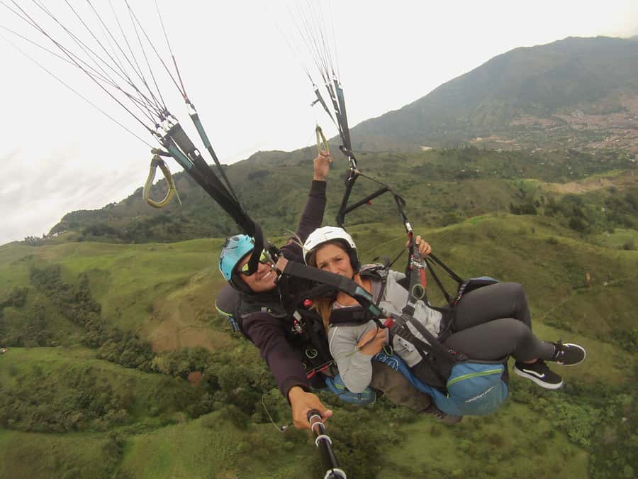 Paragliding Trip with Certified Pilots + Transportation - From Capture Colombia Tours to the Antioquia launch area