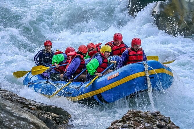Paragliding Trip with River Rafting - Upper Seti River rafting after lunch