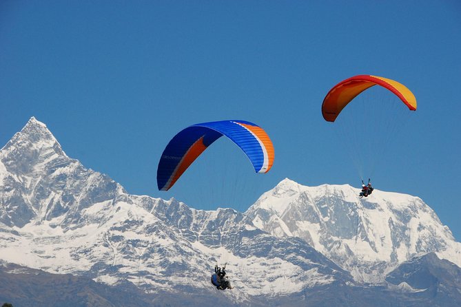 Pokhara: 30-Minute Paragliding Adventure with pick up/drop off - Leaving central Pokhara for Sarangkot