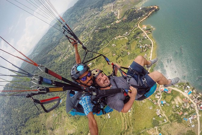 Pokhara: 30-Minute Paragliding Adventure with pick up/drop off - Taking off above the Pokhara Valley