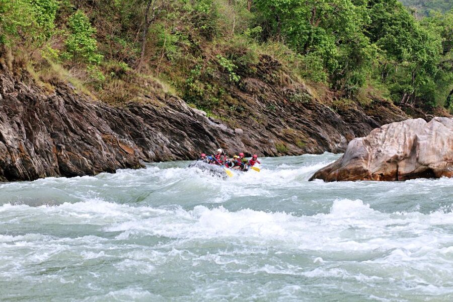Pokhara: Half Day Upper Seti Rafting & Paragliding adventure - From Lakeside to the Upper Seti River