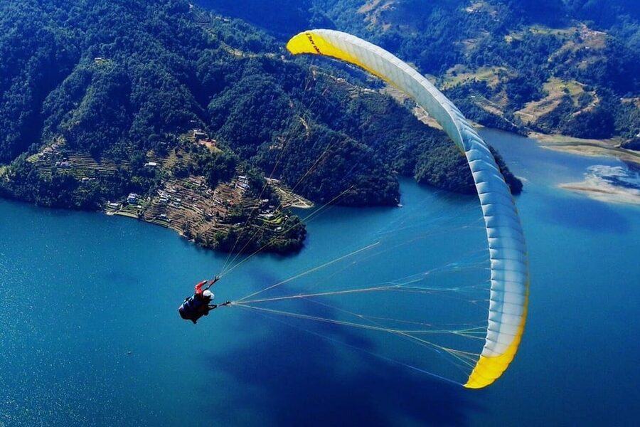 Pokhara: Paragliding Adventure with Photos and Video - From Lakeside to Sarangkot: the outing begins