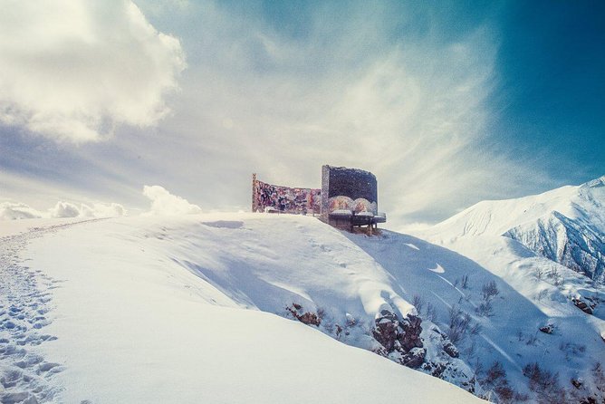 Private Full Day Tour In Kazbegi - Gudauri (Paragliding & Rafting) - Gergeti Trinity Church at 2,170 meters
