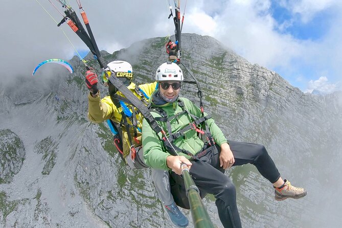 Private Paragliding Flight Experience over the Julian Alps - Kanin or Mangart: two very different starts