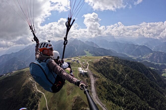Private Paragliding Tandem flight Dolomites Alps Kronplatz - Returning to the Starting Point
