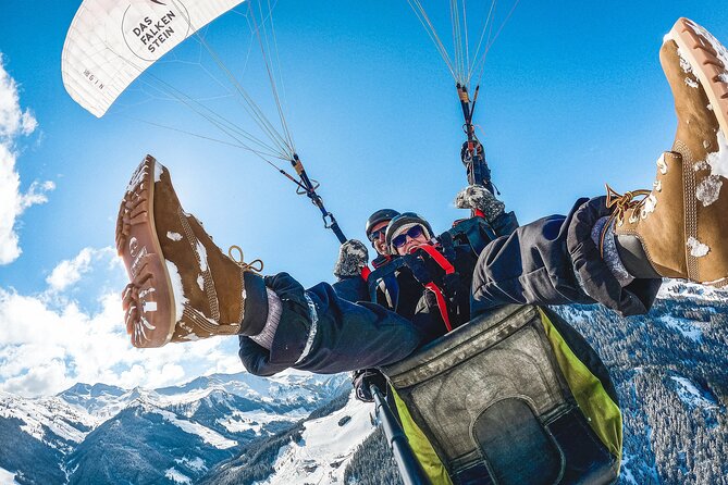 Private tandem flight Classic from the Schmittenhöhe in Zell am See - The pilots and the feeling of safety