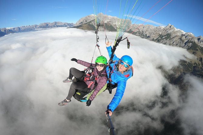 Private Tandem Paragliding Werfenweng Mt Bischling - What the Tandem Flight Feels Like