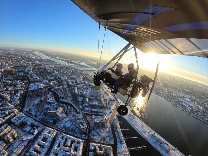 Riga: Hang-Glider 10-Minute Flight Over the City - Getting ready for takeoff