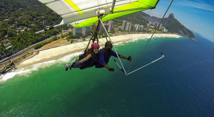 Rio de Janeiro: Hang Gliding or Paragliding Flight - The beach landing at Pepino Beach
