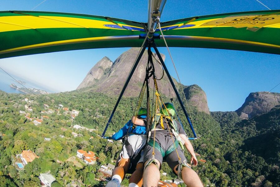 Rio de Janeiro: Hang Gliding Tandem Flight - GoPro footage and the real cost of the memory