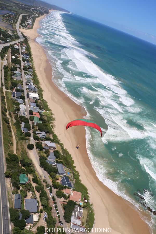 Sedgefield: Standard Tandem Paragliding Flight - Takeoff over Sedgefield and the Garden Route