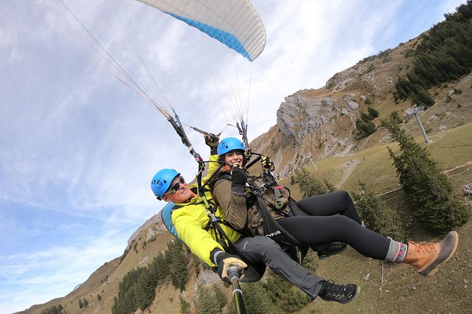 Tandem Flight Zurich-Engelberg - The cable car ride to the launch site