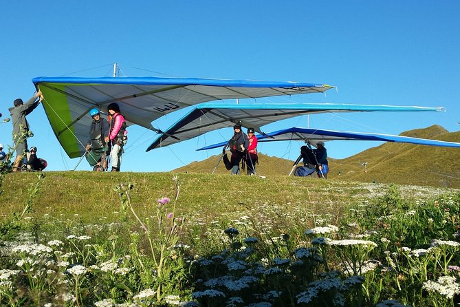 Tandem Hang Gliding - Flying Over Forests, Lakes, and Mountains
