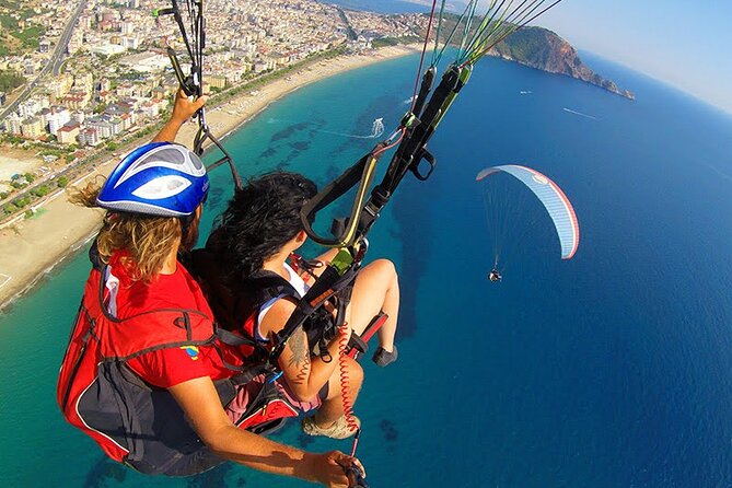 Tandem Paragliding Adventure From Alanya, Side, Antalya - The gentle landing at Cleopatra Beach