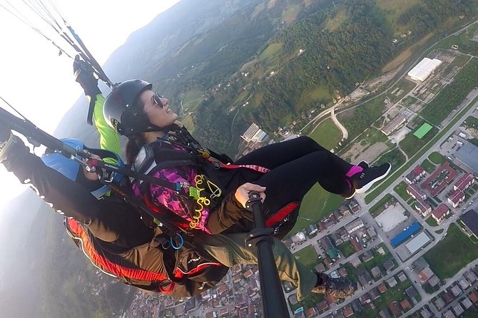 Tandem Paragliding Experience in Sarajevo, Bosnia and Herzegovina - The ride toward Matorac