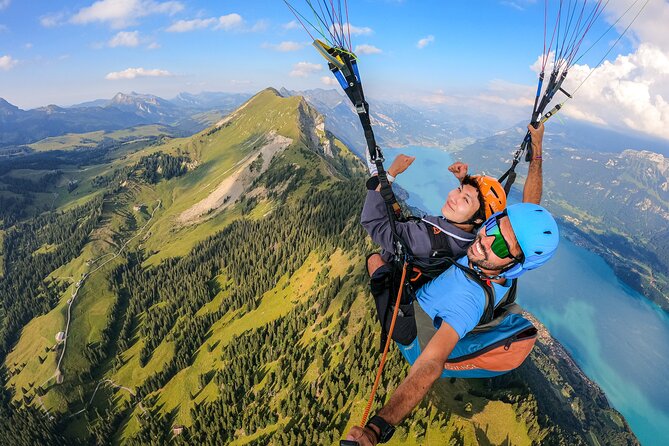 Tandem Paragliding Experience with Transport from Interlaken - Seasonal weight limits require careful planning