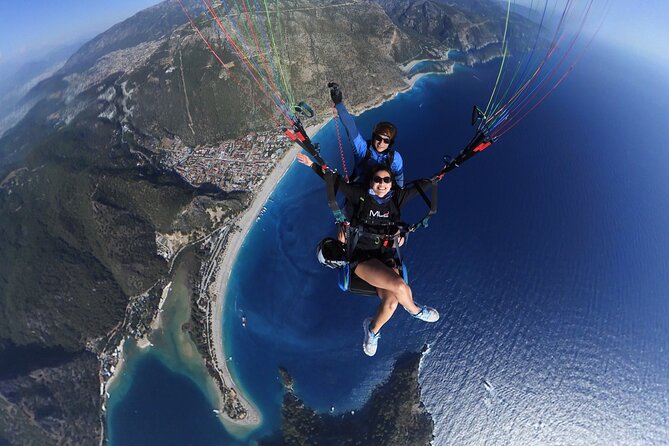 Tandem Paragliding Flight Experience Babadağ Mountain Fethiye - Takeoff and the first minutes in the air