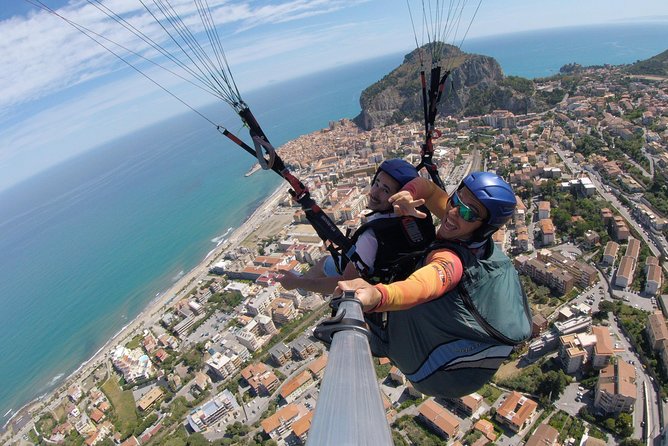 Tandem Paragliding Flight in Cefalù - GoPro Photos and Video Included
