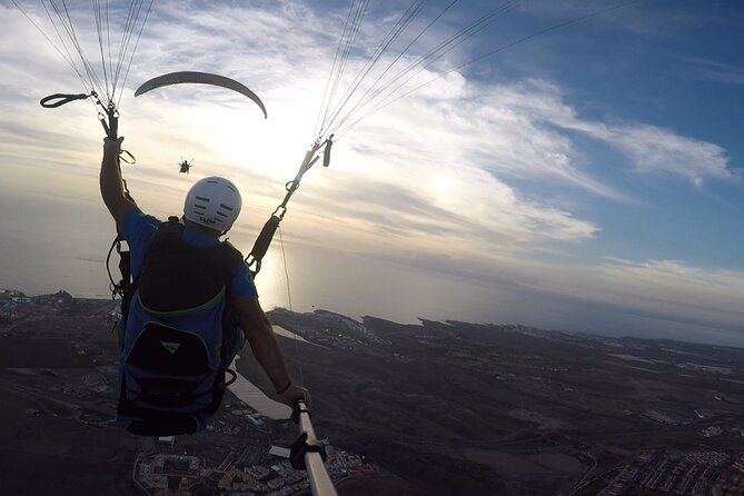 Tandem Paragliding Flight in Costa Adeje from 1100m - La Enramada beach is a memorable finish