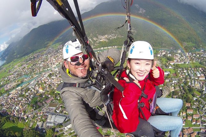 Tandem Paragliding Flight in Lombardy - Taking off from Caprino in Lombardy
