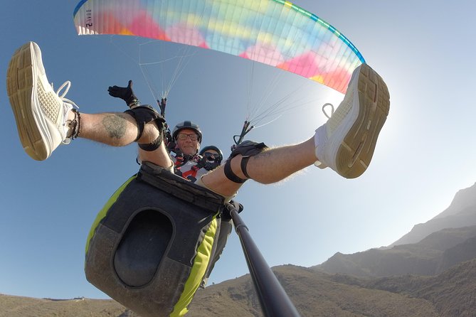 Tandem Paragliding Flight in South Tenerife - Landing near the beach
