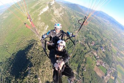 Tandem Paragliding Flight on Capaccio Paestum in Salerno