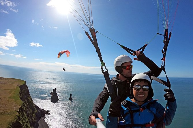 Tandem Paragliding Flights from Vik - What you see over South Iceland