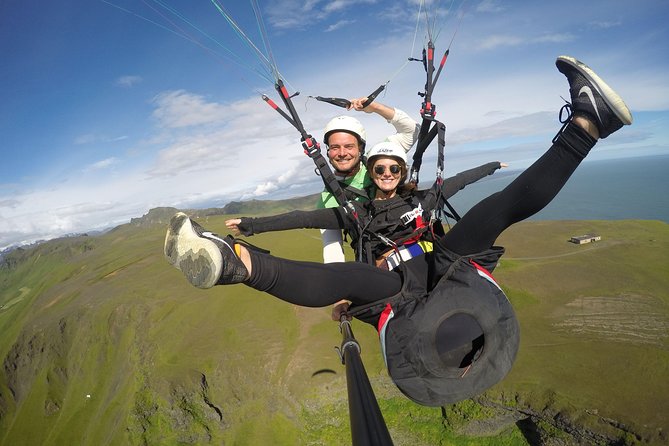 Tandem Paragliding Flights from Vik - The real meaning of a 1.5-hour experience
