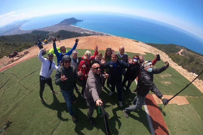 Tandem Paragliding from Antalya to Alanya - The takeoff and first moments in the air