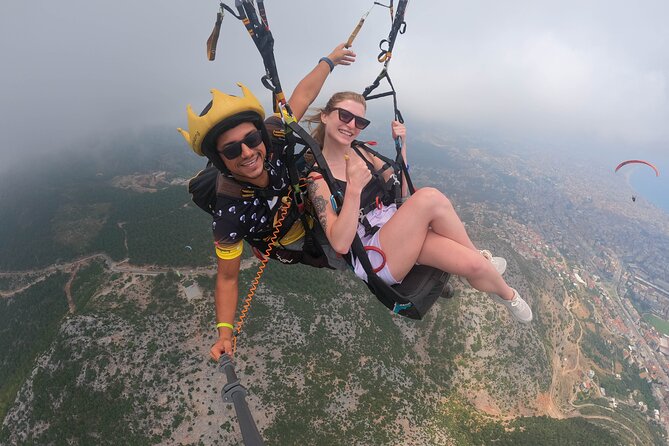 Tandem Paragliding in Alanya, Antalya Turkey with a Licensed Guide - Who will enjoy this most?