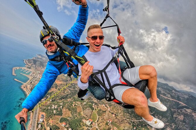 Tandem Paragliding in Alanya with Professional Licensed Pilots - Flying above Cleopatra Beach in Alanya