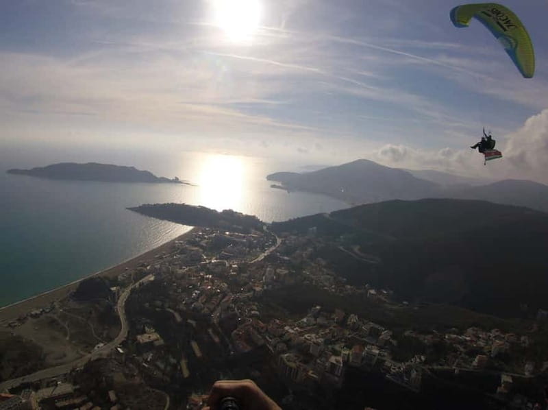 Tandem Paragliding in Budva with Expert Pilots/All-inclusive - The flight over Budva, Bečići, and Sveti Stefan