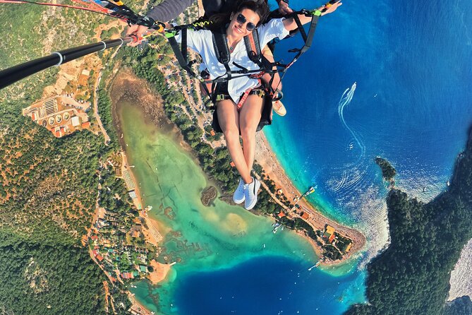 Tandem Paragliding in Fethiye and Oludeniz - Landing near the Fly Laputa office