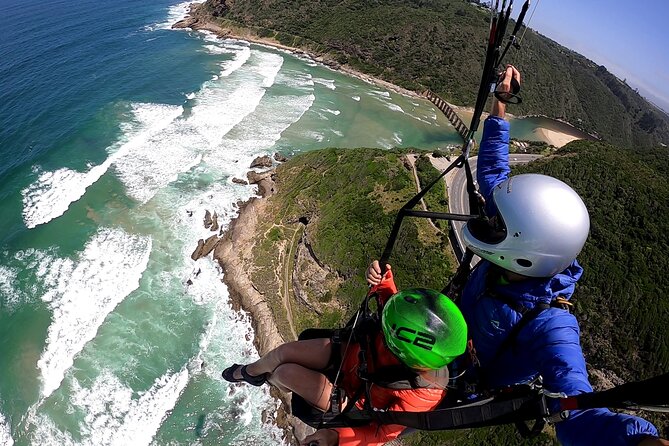 Tandem Paragliding Instructional Flights in Garden Route - The short walk that becomes flight