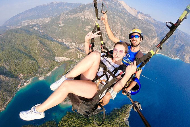 Tandem Paragliding Over The Blue Lagoon in Fethiye - The first moments in the air