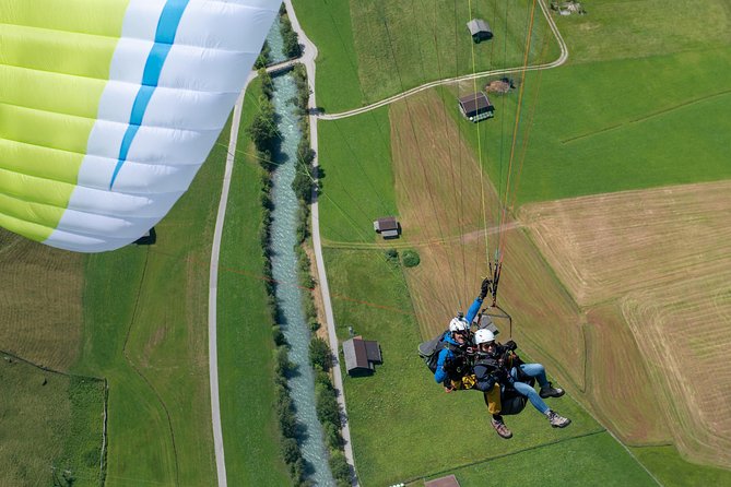 Tandem Paragliding Tirol, Austria - Riding the cable car toward the launch point