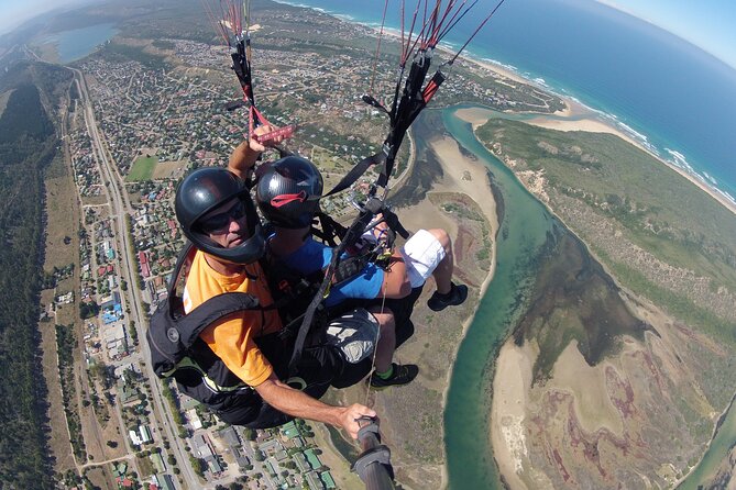 Tandem Paragliding Wilderness South Africa - Taking to the air above Sedgefield