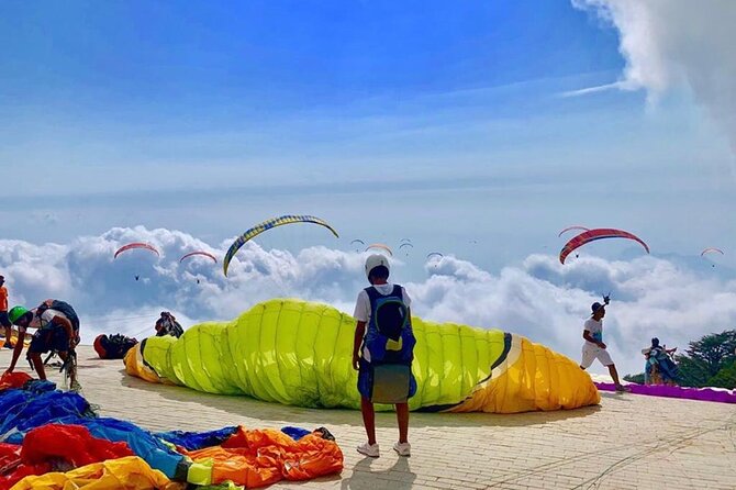 Tandem Paragliding with Professionals in Fethiye, Oludeniz - Landing back near Ölüdeniz