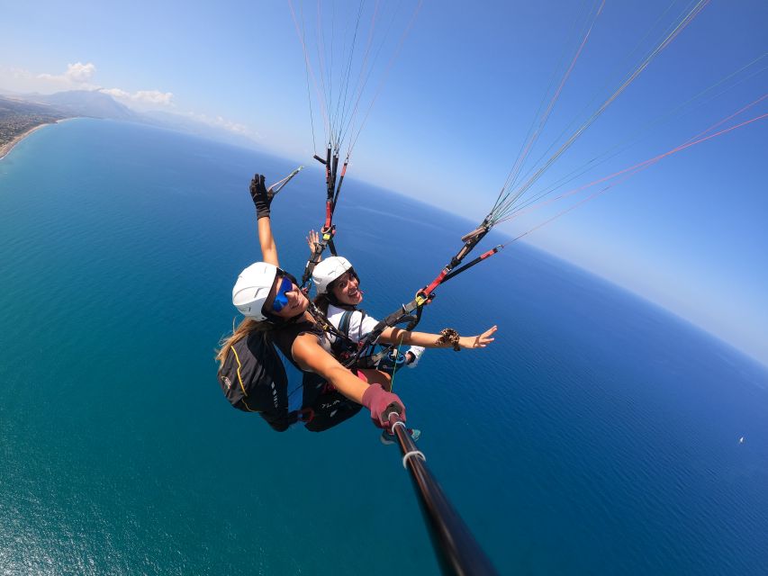 Taormina: Paragliding Tour with Instructor and GoPro Video - The Beach Landing and Return to Letojanni