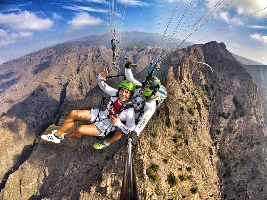 Tenerife: Tandem Paragliding Flight with Pickup - GoPro photos and video: useful, but budget extra