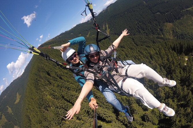 The Best Paragliding Tandem Flights in Zell am See Kaprun - The 40 to 45-minute Higher and Longer Flight