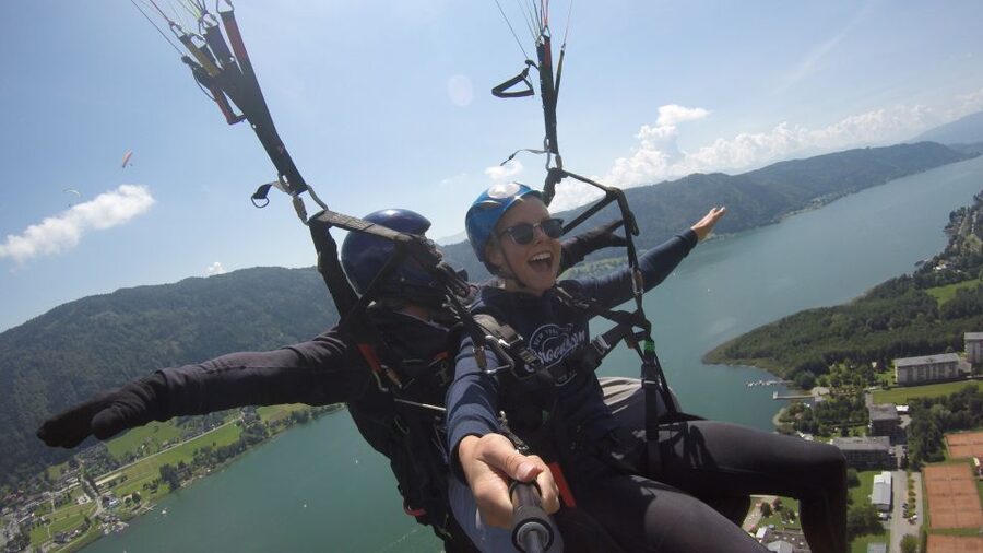Villach/Ossiachersee: Paragliding "Panorama" Tandemflug - Why Gerlitzen Alpe makes a good flying base