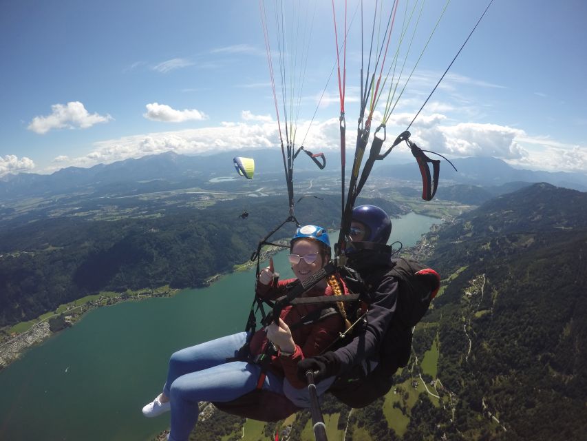 Villach/Ossiachersee: Paragliding "Panorama" Tandemflug - Meeting at the Flycenter in Ossiacher See