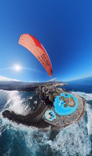 Vuelo Parapente Tenerife Teide (2200 metros) - Taking off above Tenerife at 2,200 meters