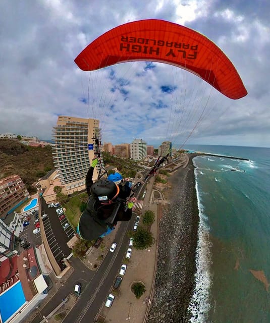 Vuelo Parapente Tenerife Teide (2200 metros) - The takeoff and the first view of Teide