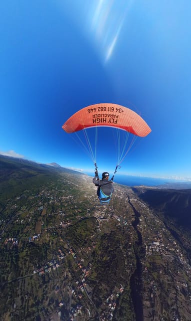 Vuelo Parapente Tenerife Teide (2200 metros) - Flying through the sea of clouds