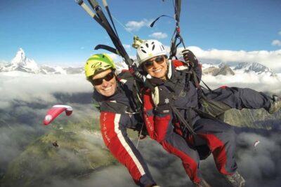 Paragliding Passenger Flight with Matterhorn Views